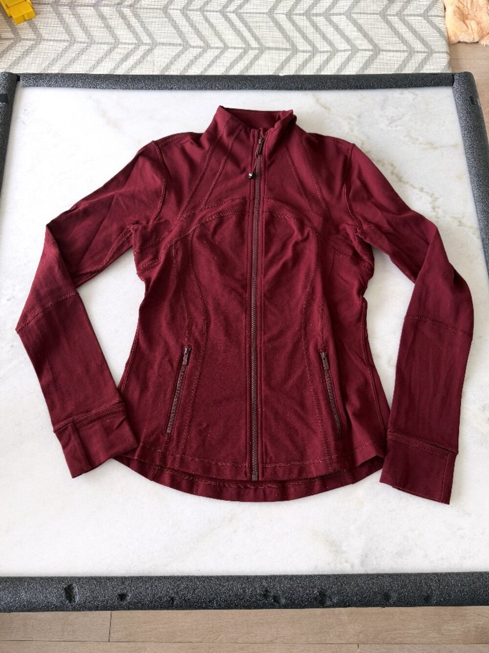 Lululemon Define Jacket (Deep Rouge) dark red / burgundy / maroon